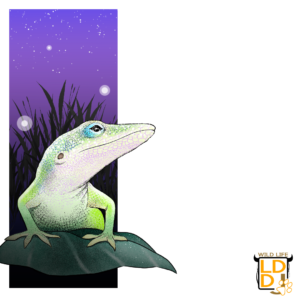 Anole vert